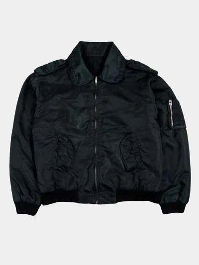 Pre-owned Maison Margiela Bomber Jacket Aw2006 In Navy