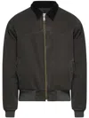 Maison Margiela Yoke Caban Jacket Man Black In Black