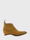 Maison Margiela Western Chelsea Heel-less Ankle Boots In Brown