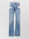Maison Margiela Bootcut Denim Trousers With Five Pockets In Blue