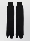 Maison Margiela Bootleg Split Toe Socks In Black