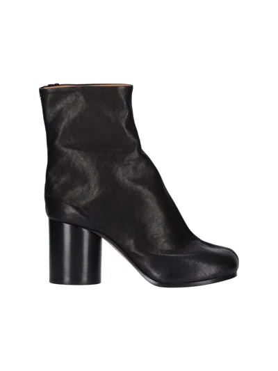 Maison Margiela Tabi Ankle Boots In Black