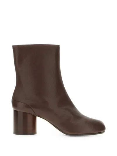 Maison Margiela Mocha Brown Tabi Ankle Boots
