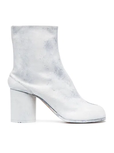 Maison Margiela Women Tabi Bianchetto 80mm Ankle Boots In White