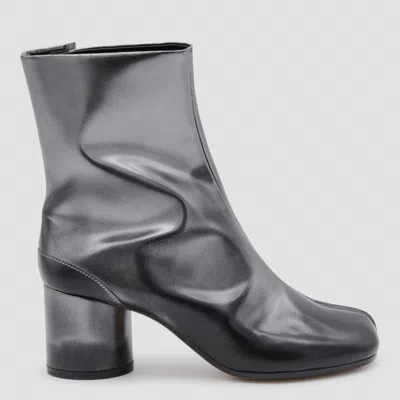 MAISON MARGIELA BOOTS SILVER/BLACK
