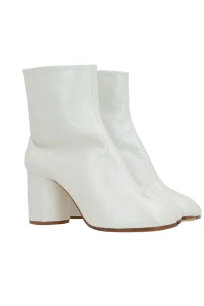 Maison Margiela Boots In White Pearly
