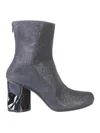 Maison Margiela Boot With Crushed Heel In Black