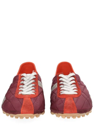 Maison Margiela Bordeaux Polyester Sneaker In Multi