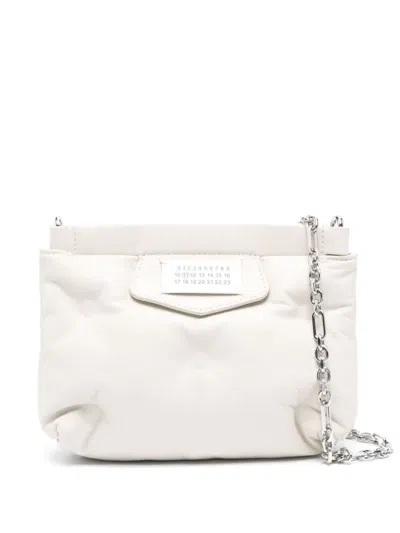 Maison Margiela Borsa A Tracolla Glam Slam Red Carpet Mini In White
