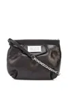 Maison Margiela Glam Slam Red Carpet Quilted Magnetic-closure Clutch Bag In Black