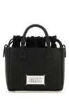 Maison Margiela Horizontal Leather Tote With Top Handle And Detachable Strap