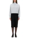 Maison Margiela Multicolour Cotton Dresses In Blue