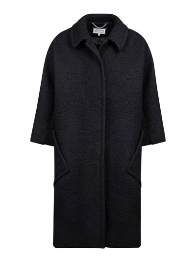 MAISON MARGIELA BOUCL OVERSIZED COAT