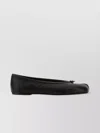 Maison Margiela Bow Detail Leather Ballerinas In Black