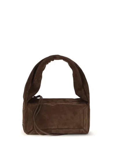 Maison Margiela Box East West Calfskin Leather Shoulder Bag In Brown