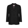 Maison Margiela British Mohair Suit Jacket Man Black In Black