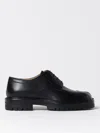 Maison Margiela Women's Leather Tabi Lace-up Shoes In Schwarz