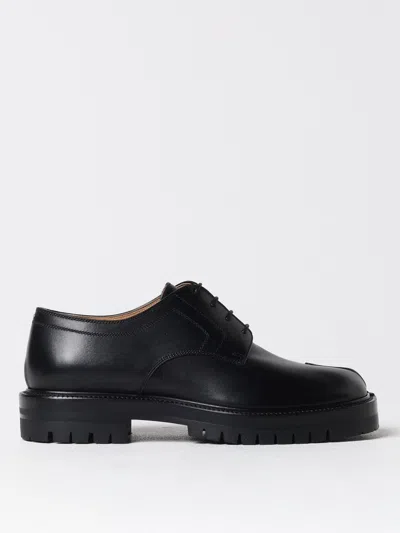 Maison Margiela Black Tabi Lace-up Derbys