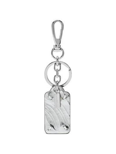 Maison Margiela Broken-mirror Keyring In Metallic