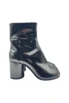 Maison Margiela Broken Mirror Tabi Boots In Black
