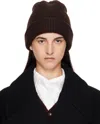 Maison Margiela Brown Cashmere Beanie