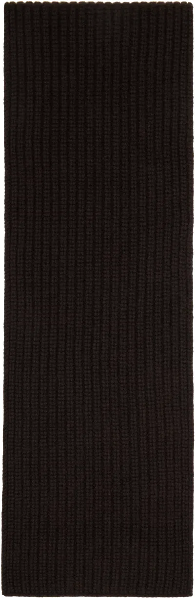 Maison Margiela Brown Cashmere Scarf