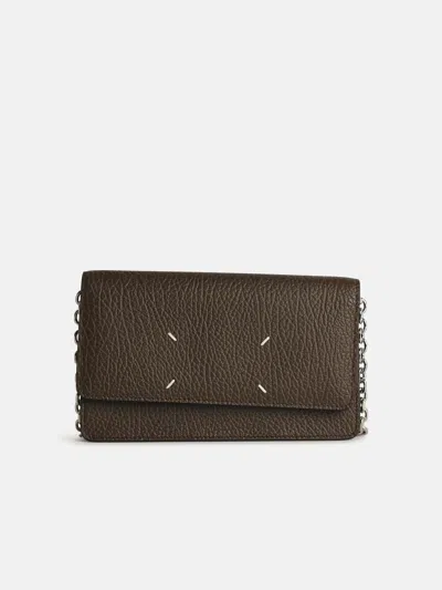 Maison Margiela Brown Embossed Leather Wallet