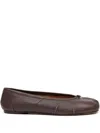 Maison Margiela Tabi Ballerina Flat In Brown