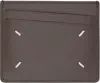 Maison Margiela Brown Slim Card Holder In Brown