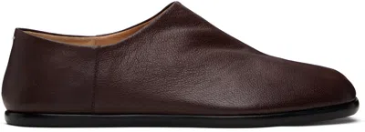 Maison Margiela Brown Tabi Babouche Loafers