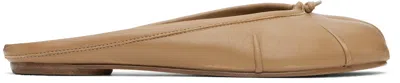 MAISON MARGIELA BROWN TABI BALLERINA FLATS