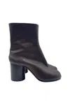 Maison Margiela Brown Tabi Boots Shoes In Black
