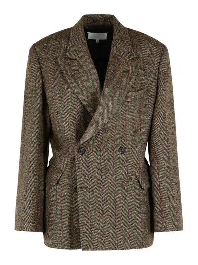 Maison Margiela Brown Wool Blazer