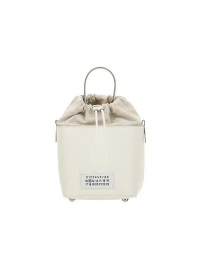 Maison Margiela Bucket Bag In White