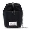 Maison Margiela Borsa A Secchiello 5ac Piccola In Black