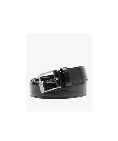 Maison Margiela Buckle Belt In Black