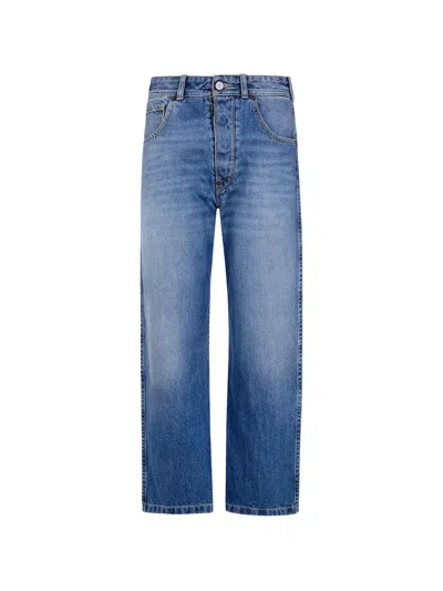 Maison Margiela 5 Pockets Denim Pants In Blue