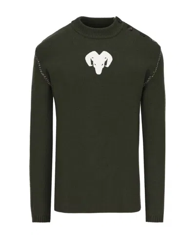 Maison Margiela Bull Knit Jumper In Black
