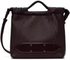 Maison Margiela Burgundy Soft 5ac Drawstring Small Bag In T5088 Merlot