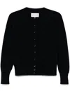 Maison Margiela Button Fastening Cardigan In Blue