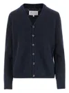 Maison Margiela Button-front Stitching Cardigan In Multi