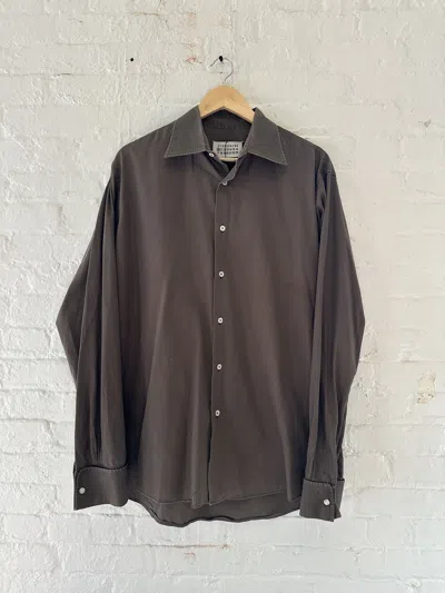 Pre-owned Maison Margiela Button Up Shirt In Brown