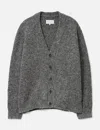 Maison Margiela Buttoned Cardigan In Gray