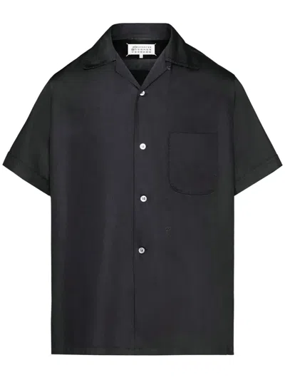 Maison Margiela C Short-sleeve Shirt In 黑色