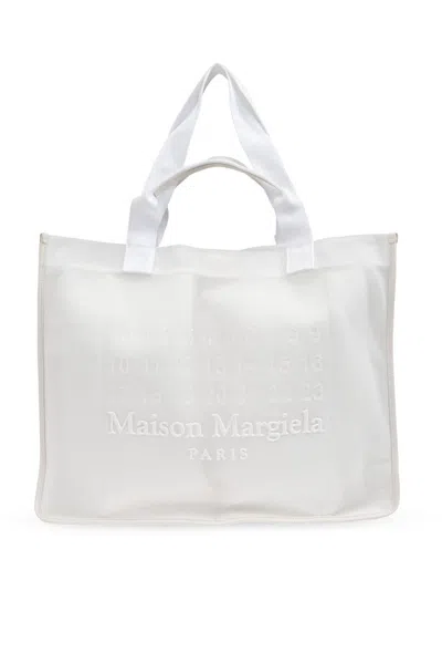 Maison Margiela Cabas Large Shoulder Bag In White