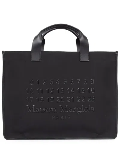 Maison Margiela Large Cabas Tote Bag In Black