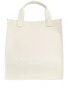 Maison Margiela Vertical Shopping Tote Bag In Beige