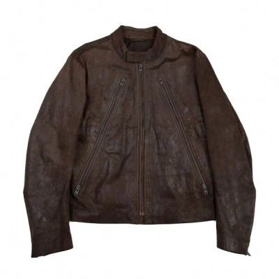 Pre-owned Maison Margiela Cafe Racer Jacket In Brown