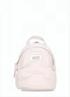 Maison Margiela Calf Leather Backpack With Chain-detail Straps And Zip Closure In Multi