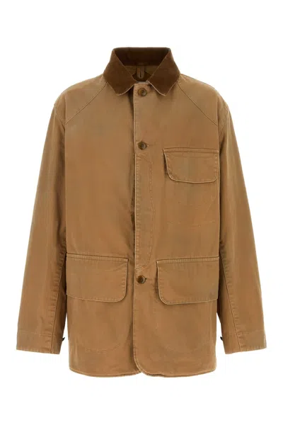 MAISON MARGIELA CAMEL CANVAS JACKET
